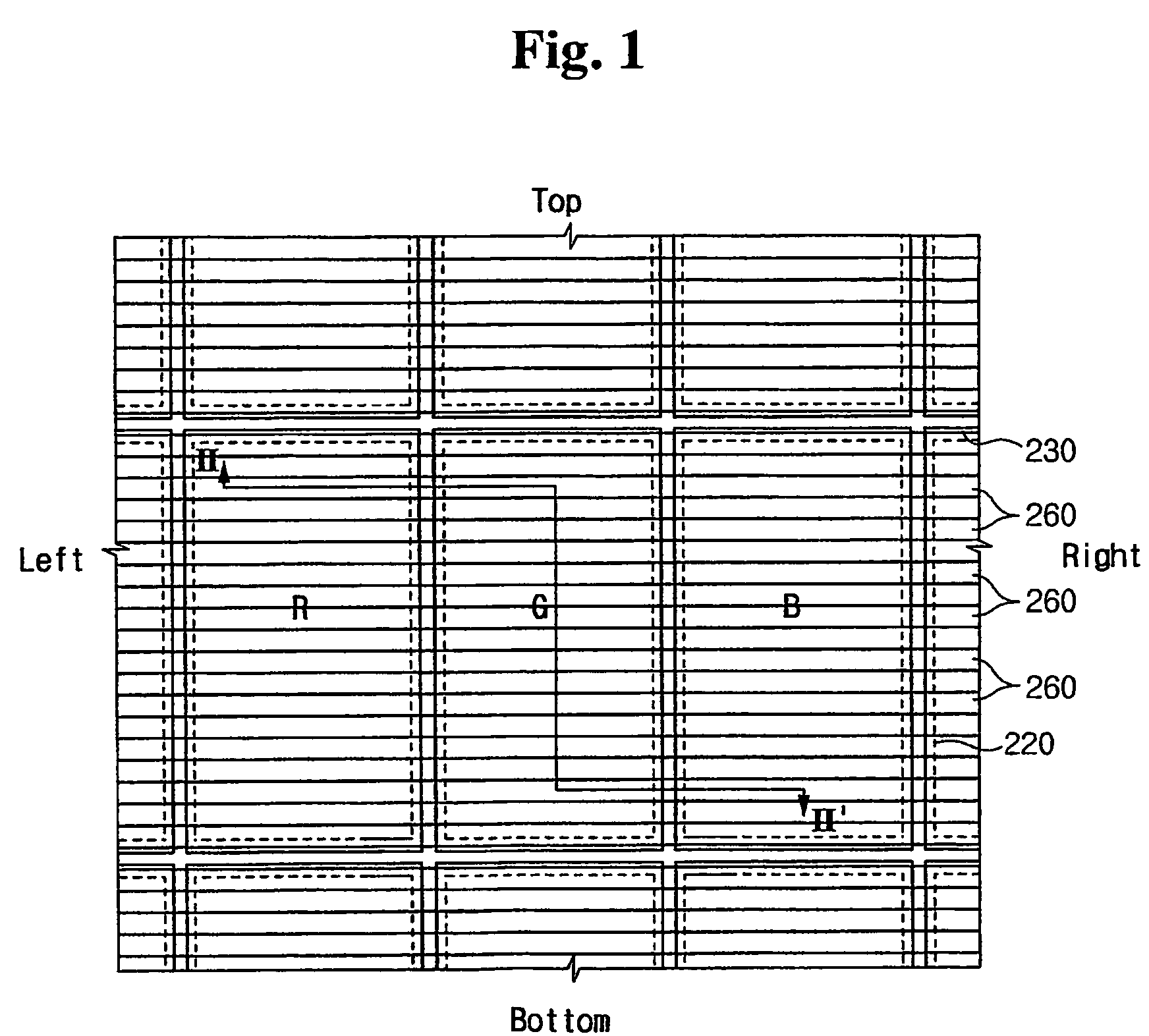 Panel and a liquid crystal display including the panel