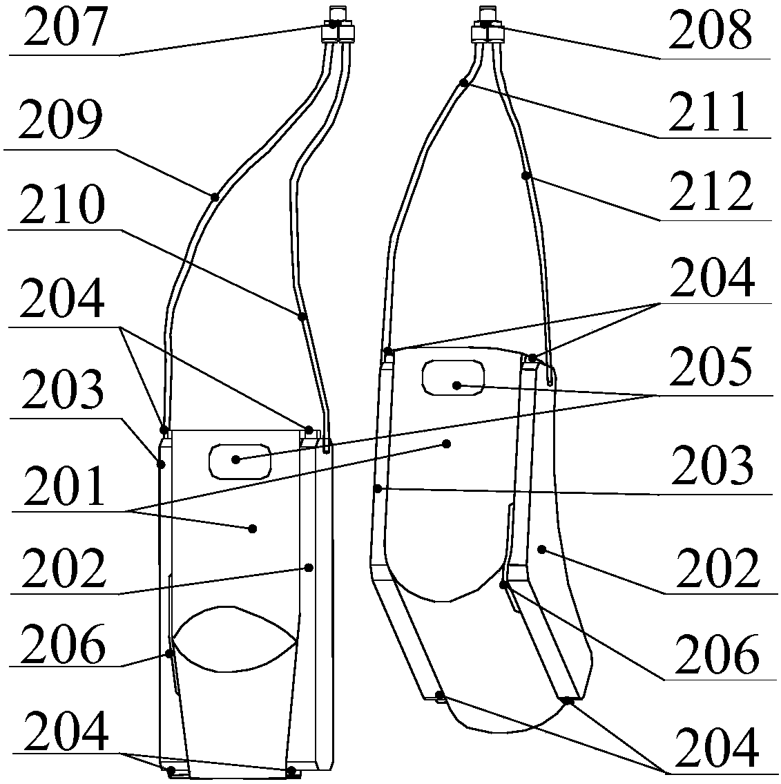 Negative-pressure contraction elastomer driven flexible knee-joint exoskeleton