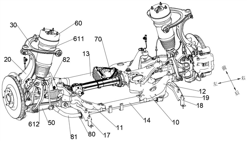 Front suspension system and vehicle