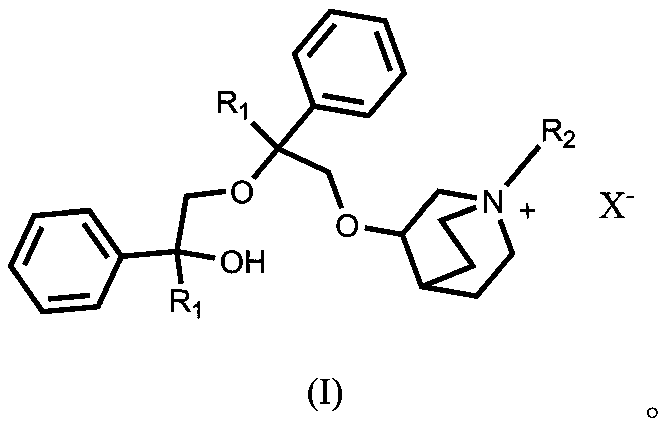 Quinine compound containing quaternary ammonium groups and preparation method of quinine compound