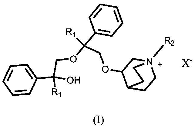 Quinine compound containing quaternary ammonium groups and preparation method of quinine compound