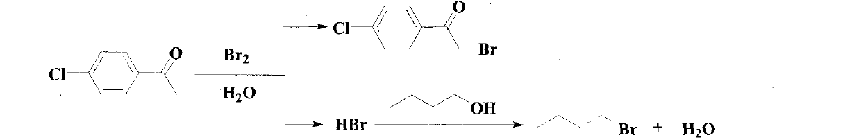 Method for synthesizing alpha-bromoketone and coproducing bromohydrocarbon