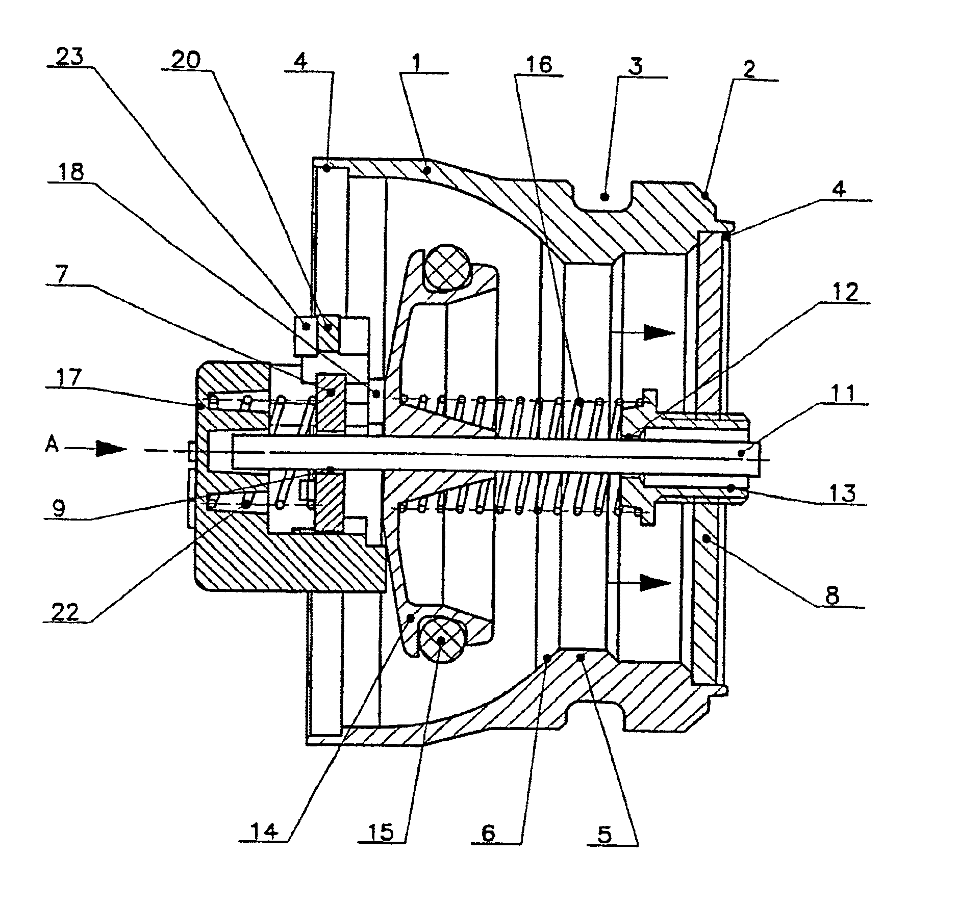 Gas flow monitoring device