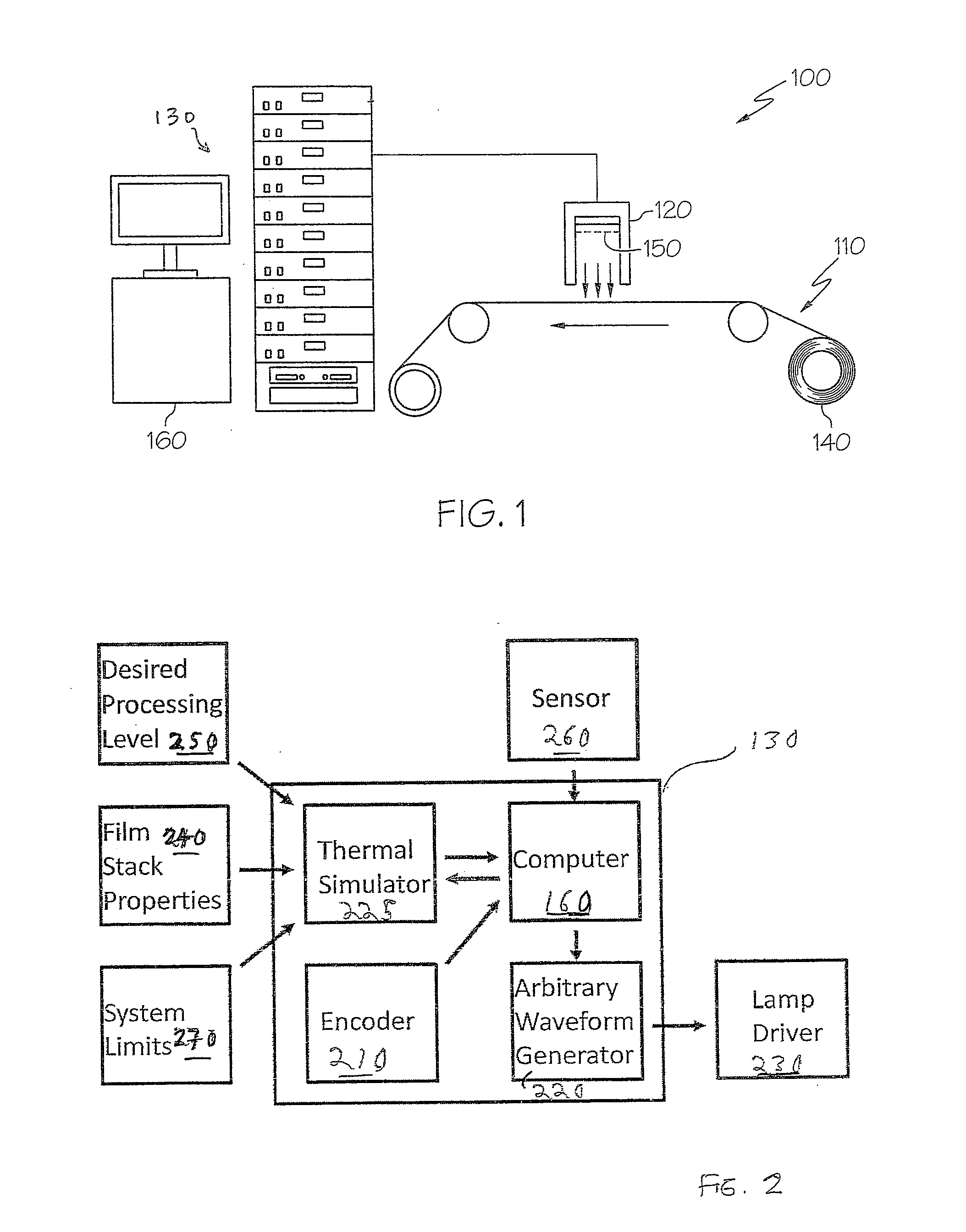 Apparatus for providing transient thermal profile processing on a moving substrate