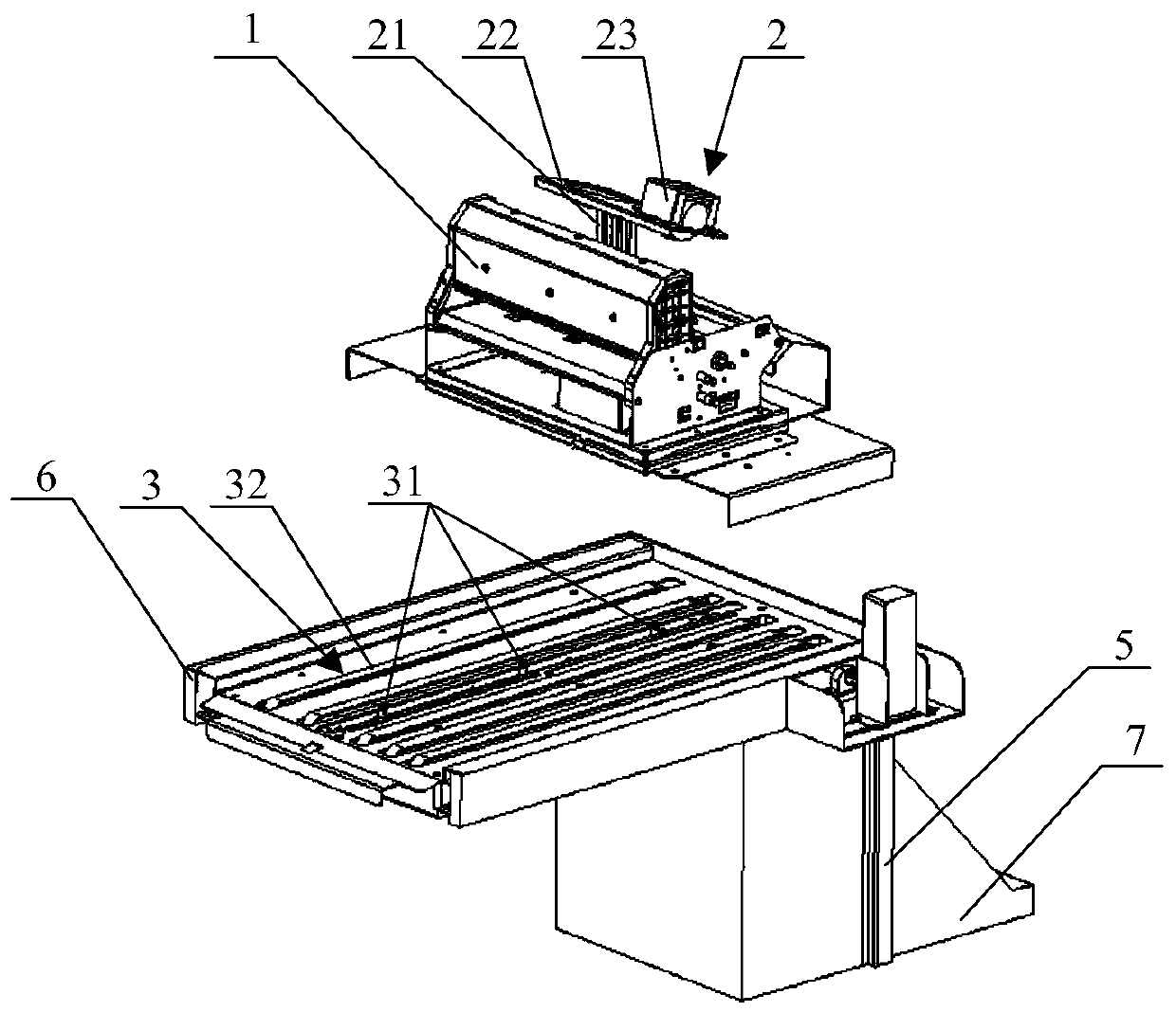 Ticket stacking device and method