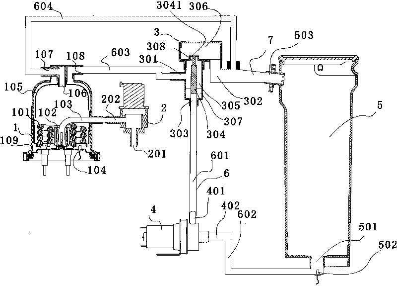 System and method for instantly releasing boiling water from water dispenser