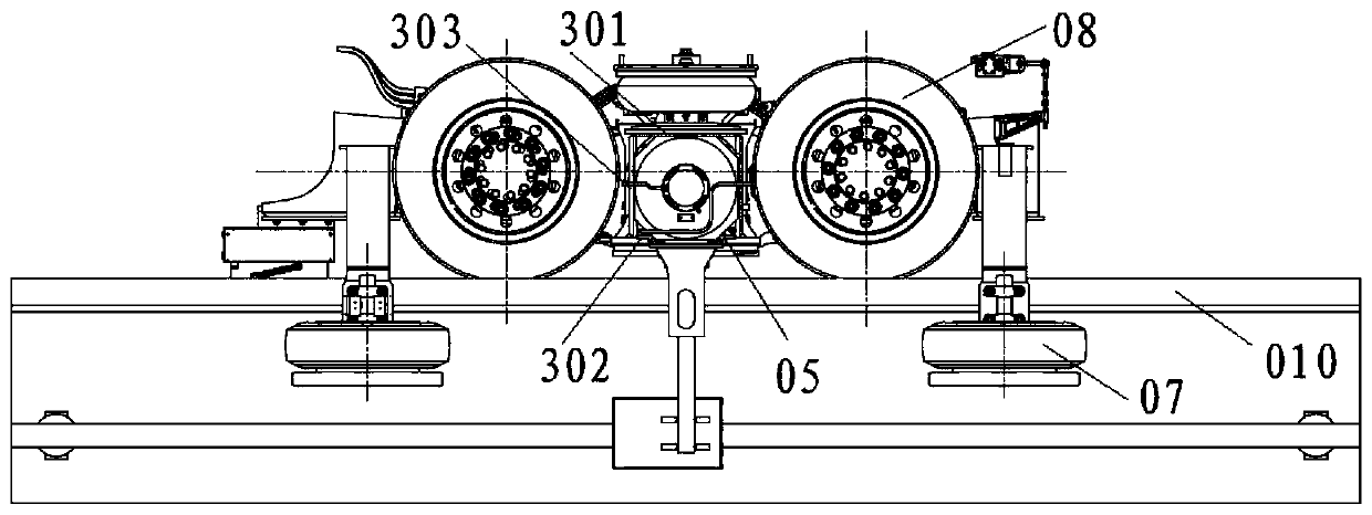 Bogie framework of railway vehicle and bogie