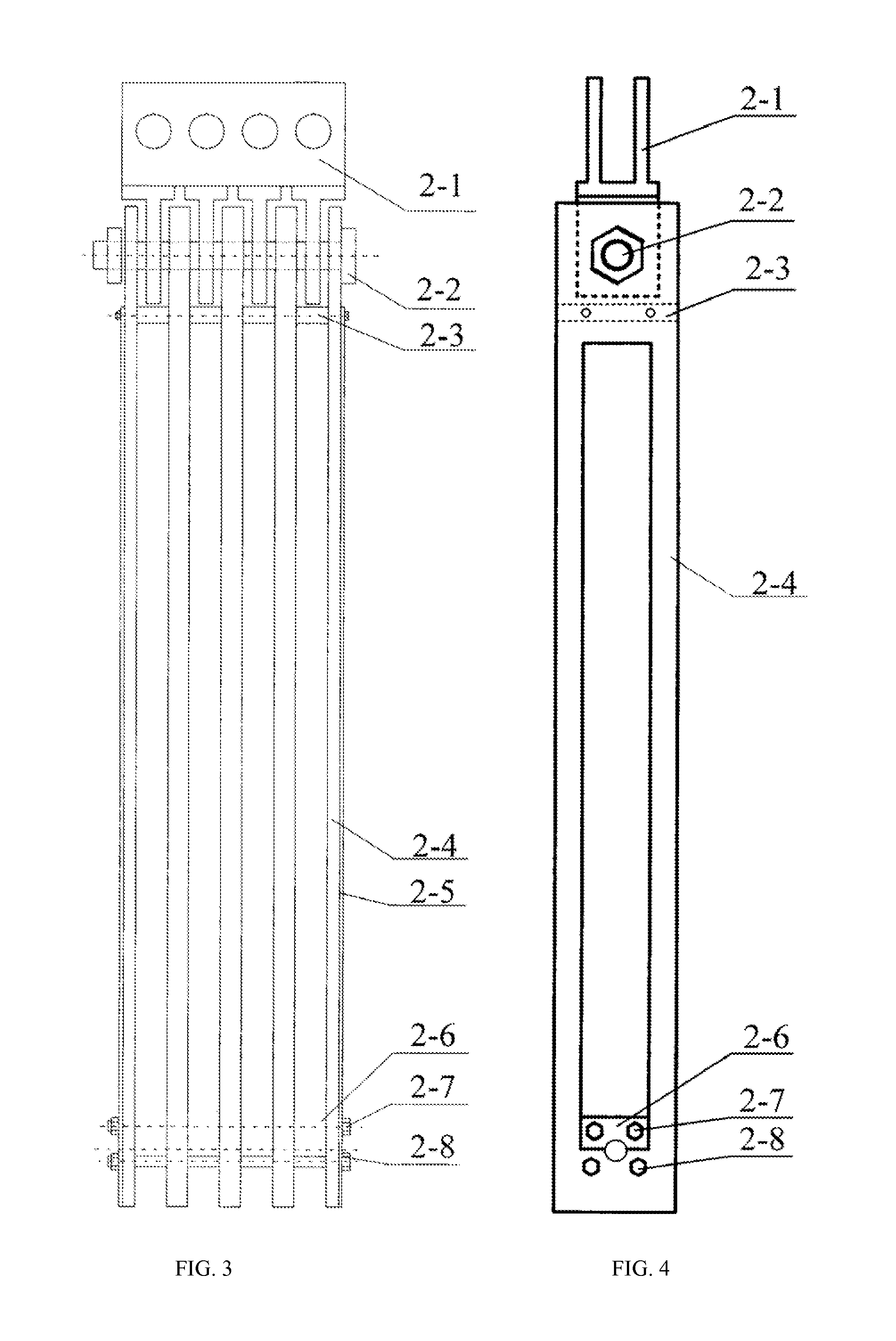 Mining elevator traction cable connecting apparatus and measuring method therefor