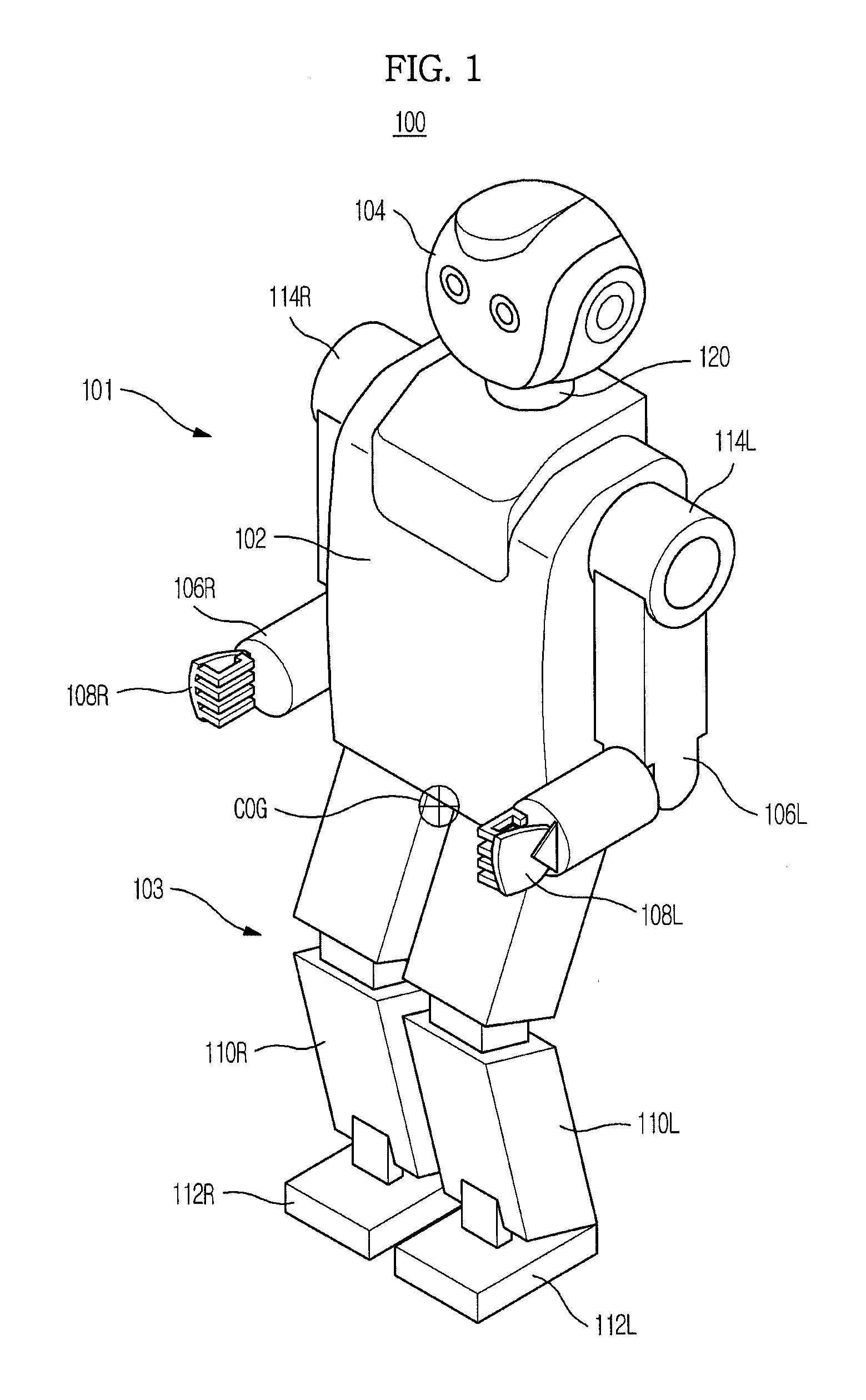Walking robot and pose control method thereof