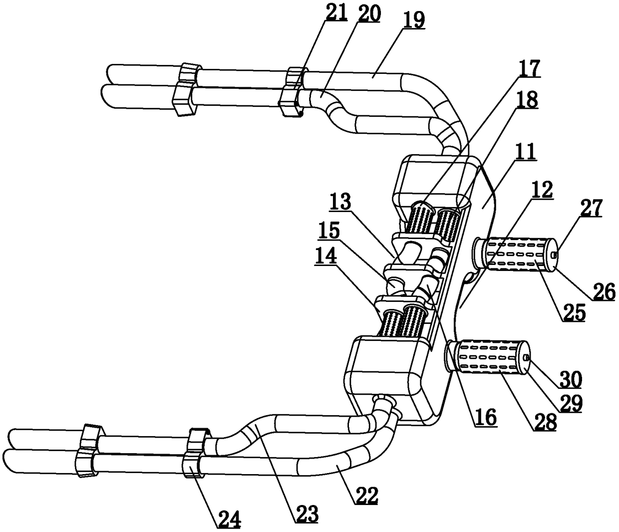 Trickle irrigation device for plug seedling growing