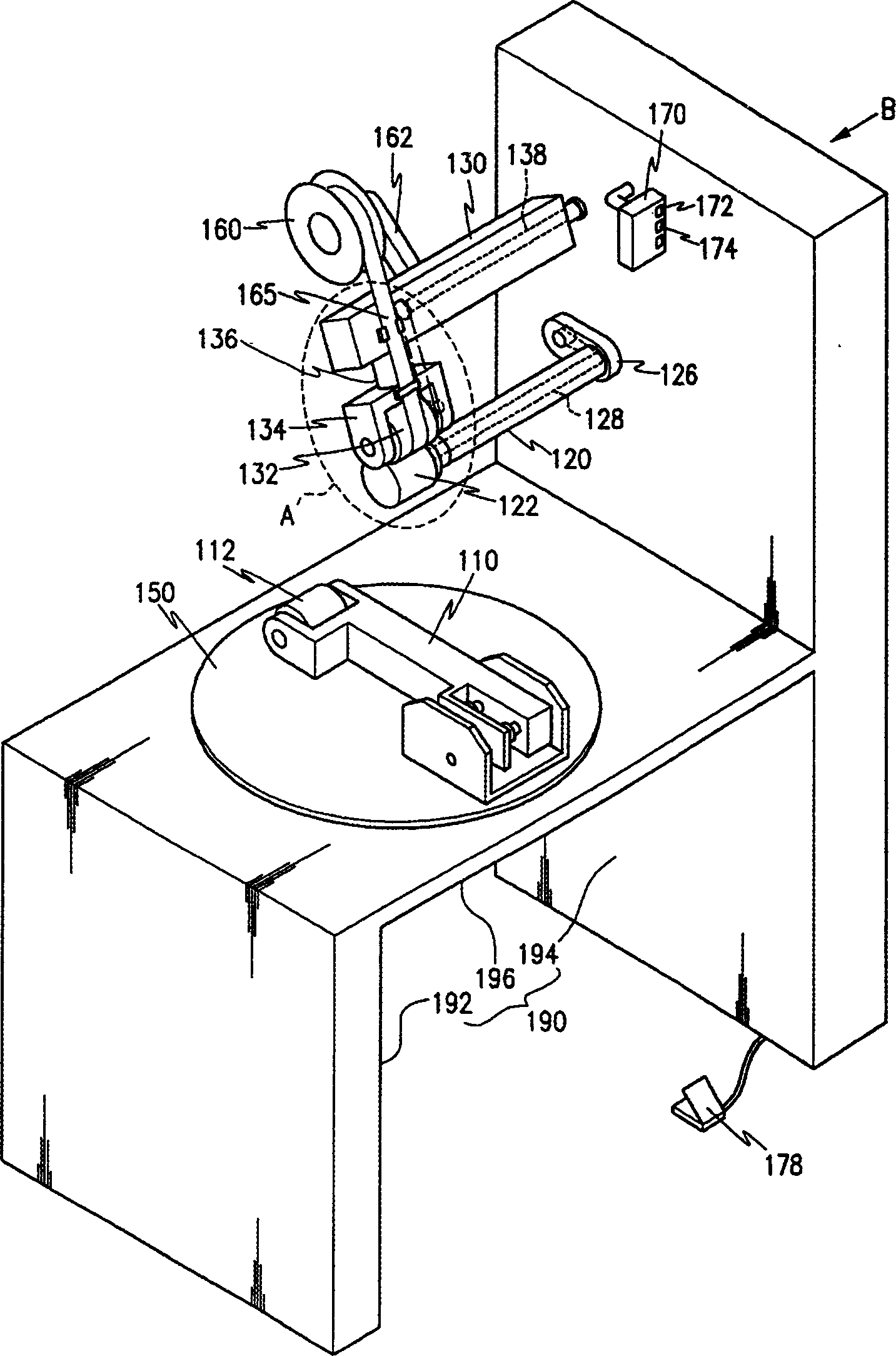 Roller driving method of suture seal adhesion device and its device
