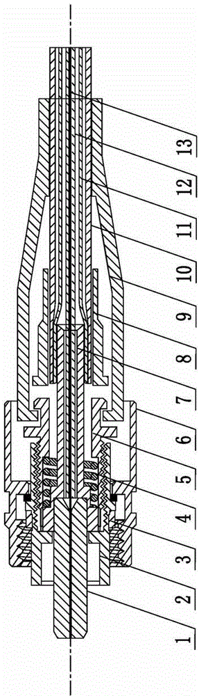 Optical fiber connector capable of moving bodily