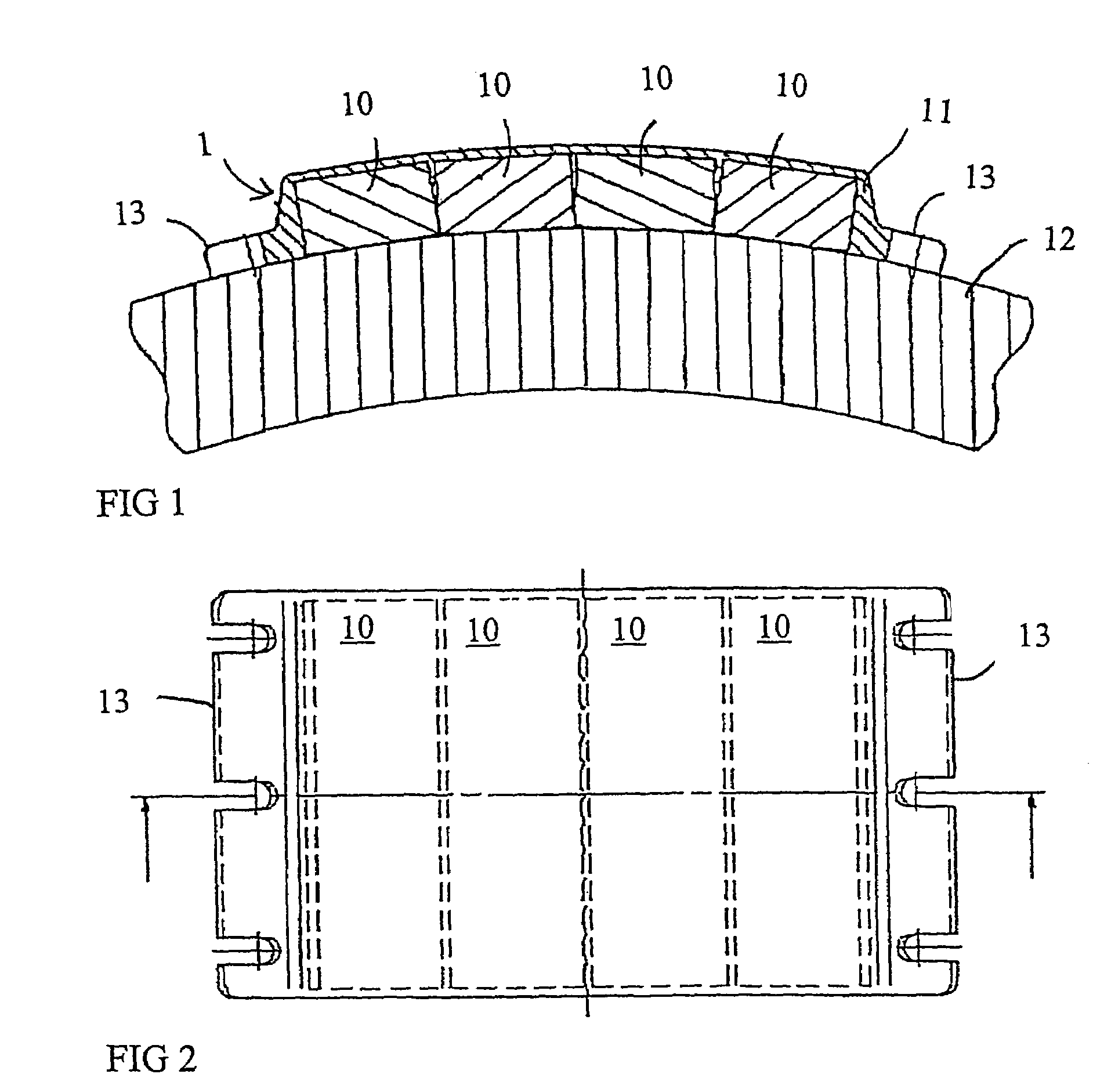 Permanent magnet element and electric machine