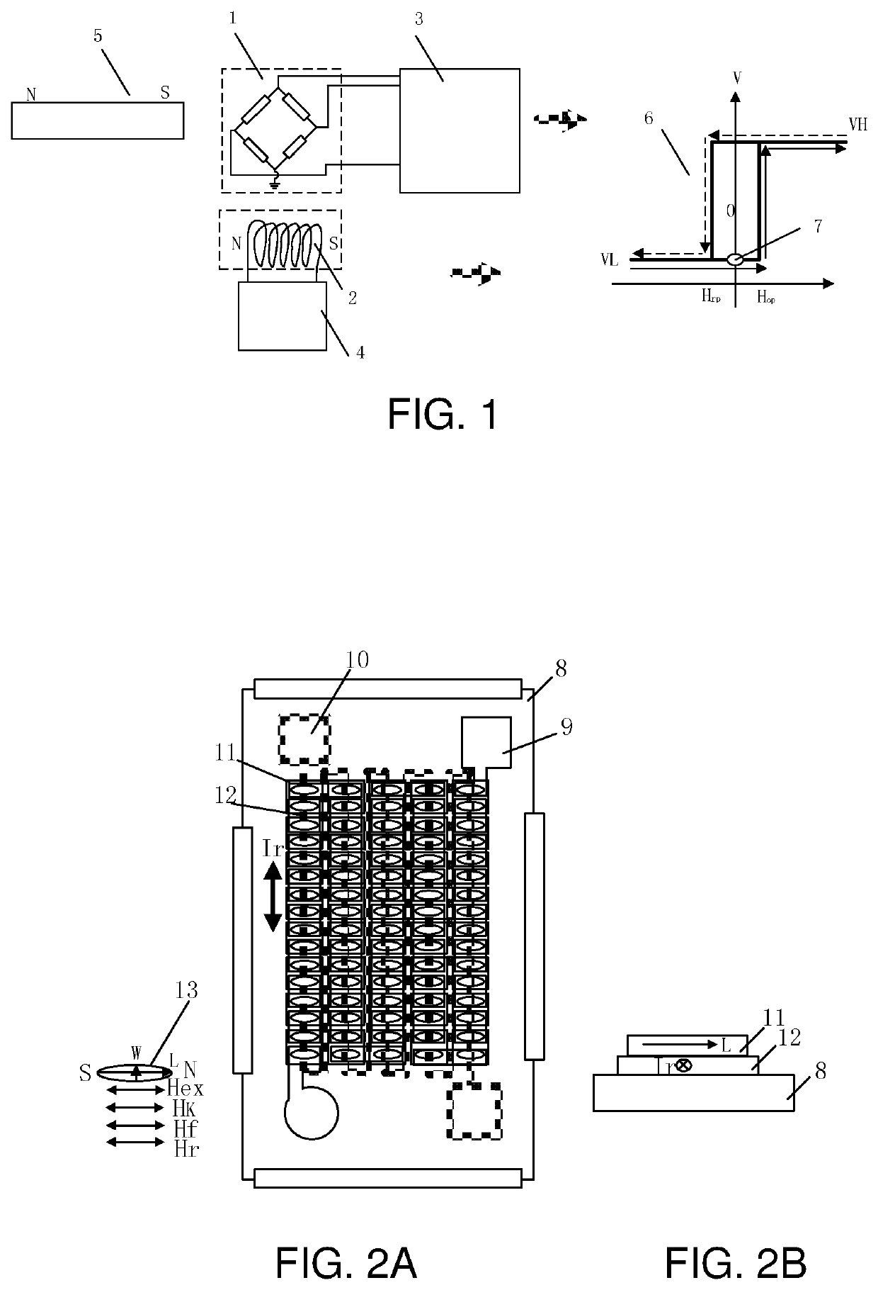 Resettable bipolar switch sensor