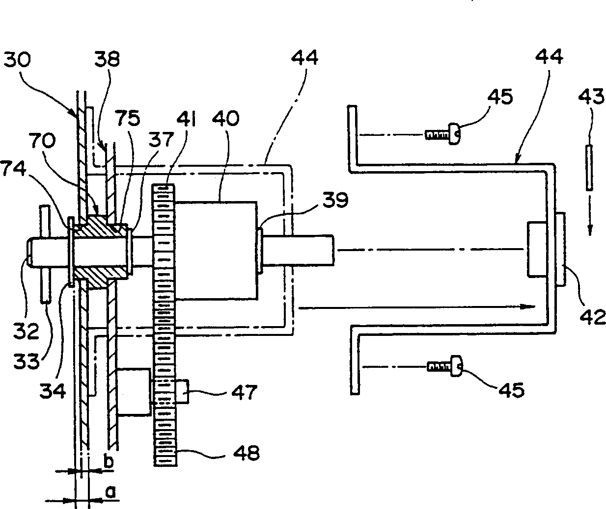 Image forming device and driving transmission device thereof