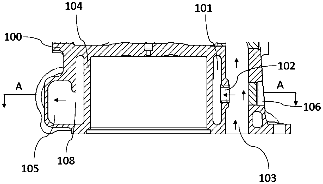 Machine body cooling structure