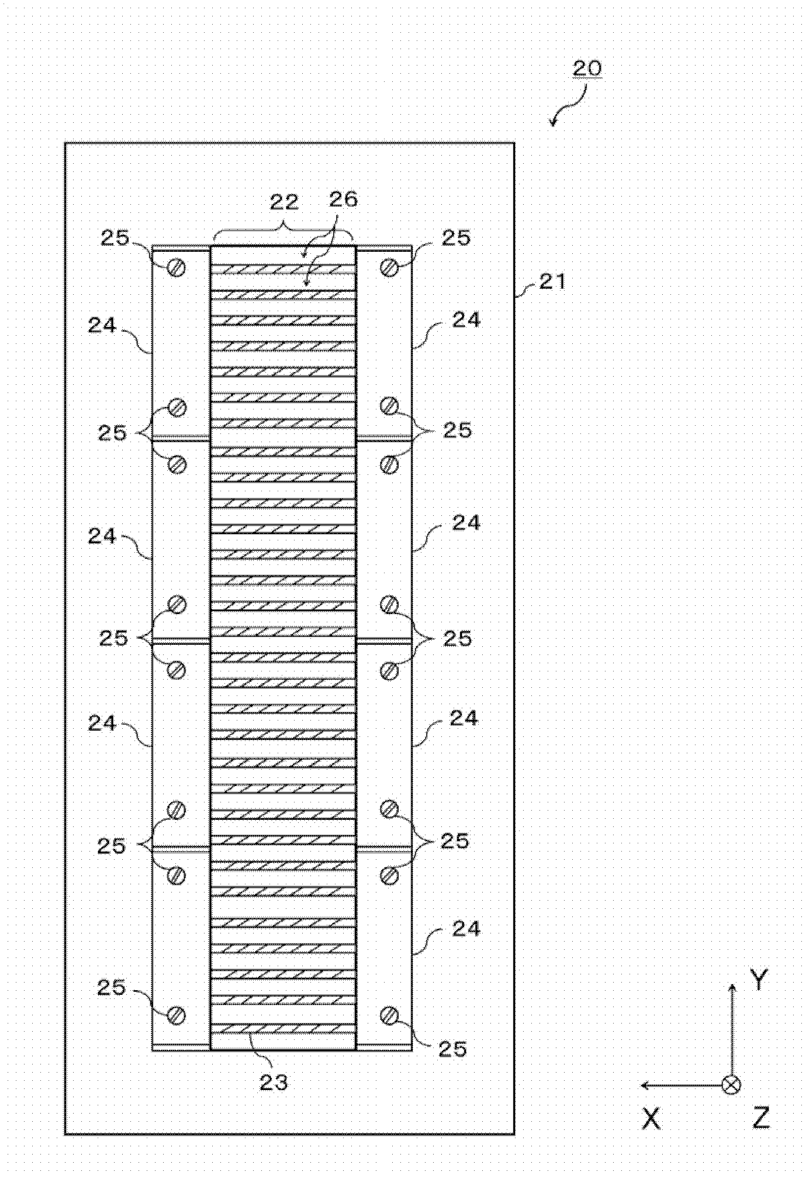 Slit electrode and charged particle beam generation device having slit electrode