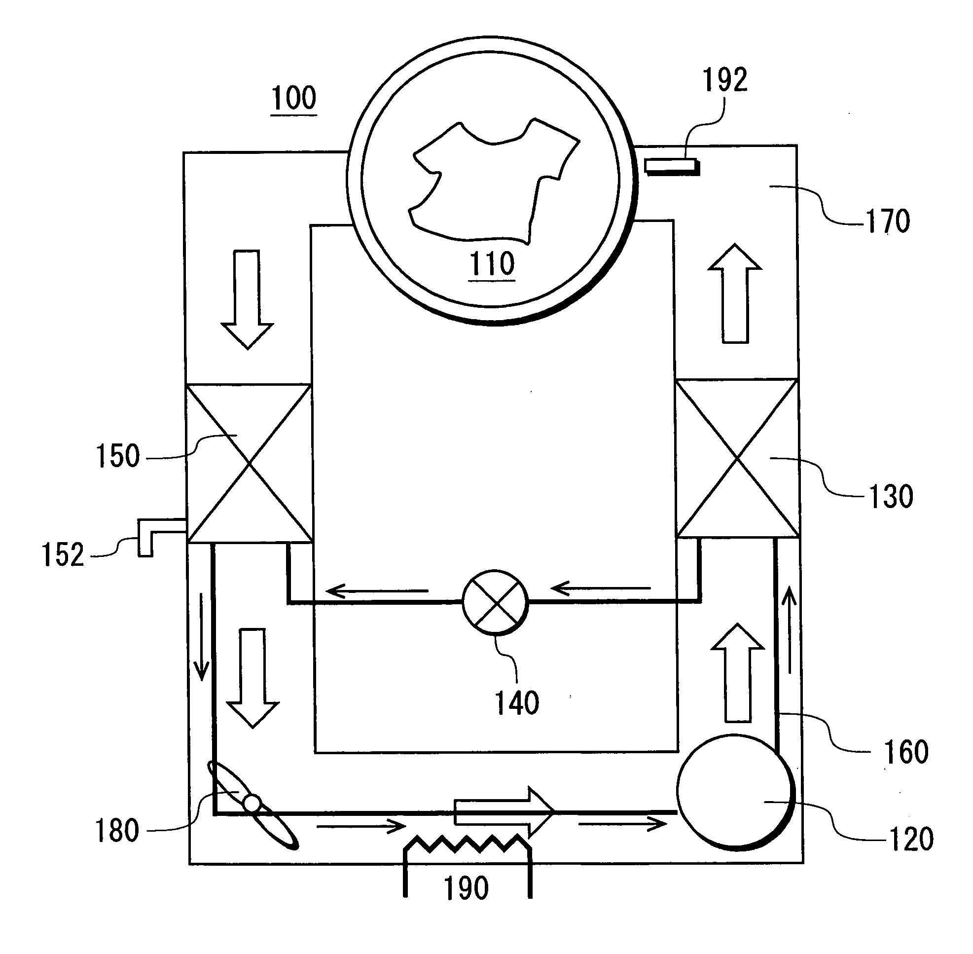 Drying apparatus, washing/drying apparatus, and operation methods of the apparatuses