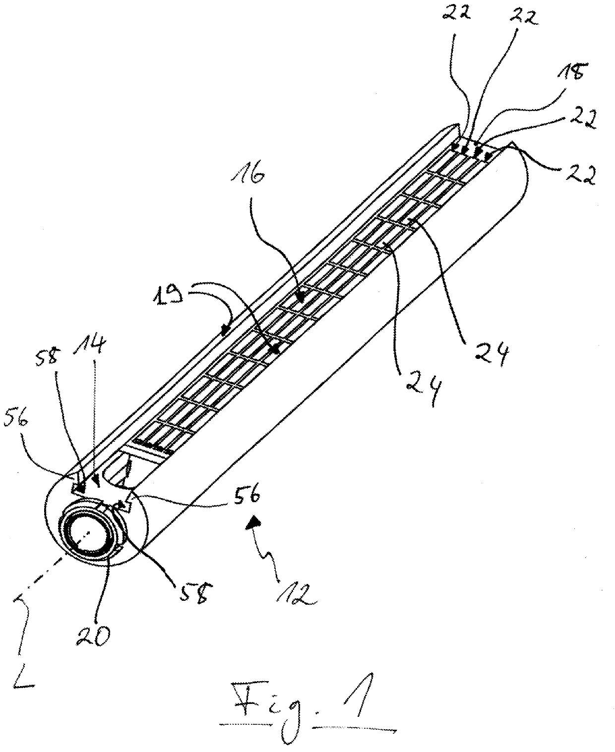 Support rod for an accessory component of a motion picture camera