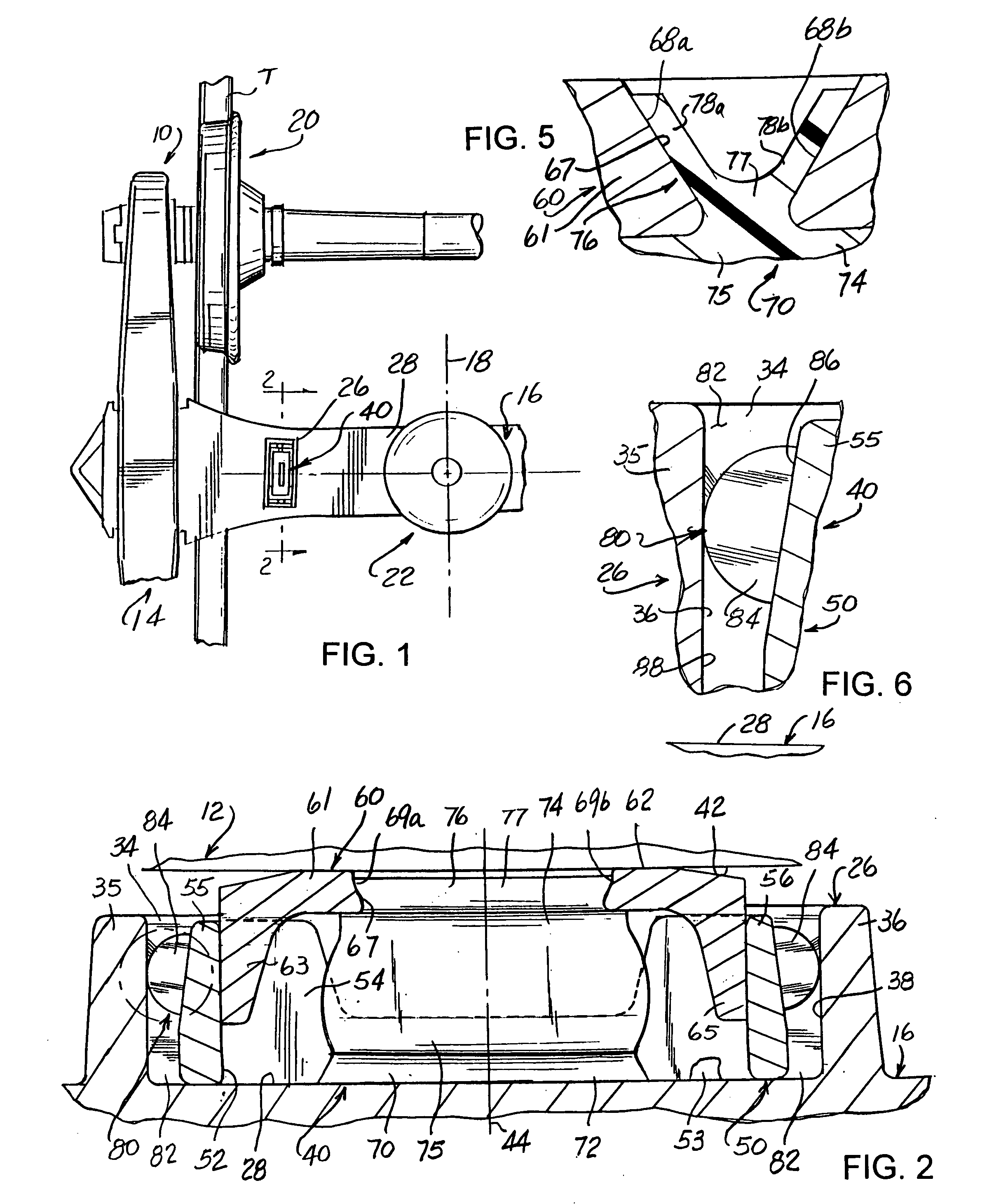 Constant contact side bearing assembly for a railcar