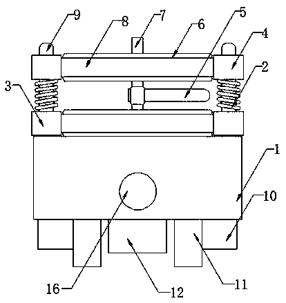 Screening and iron removing device used in production process of ceramic product raw materials
