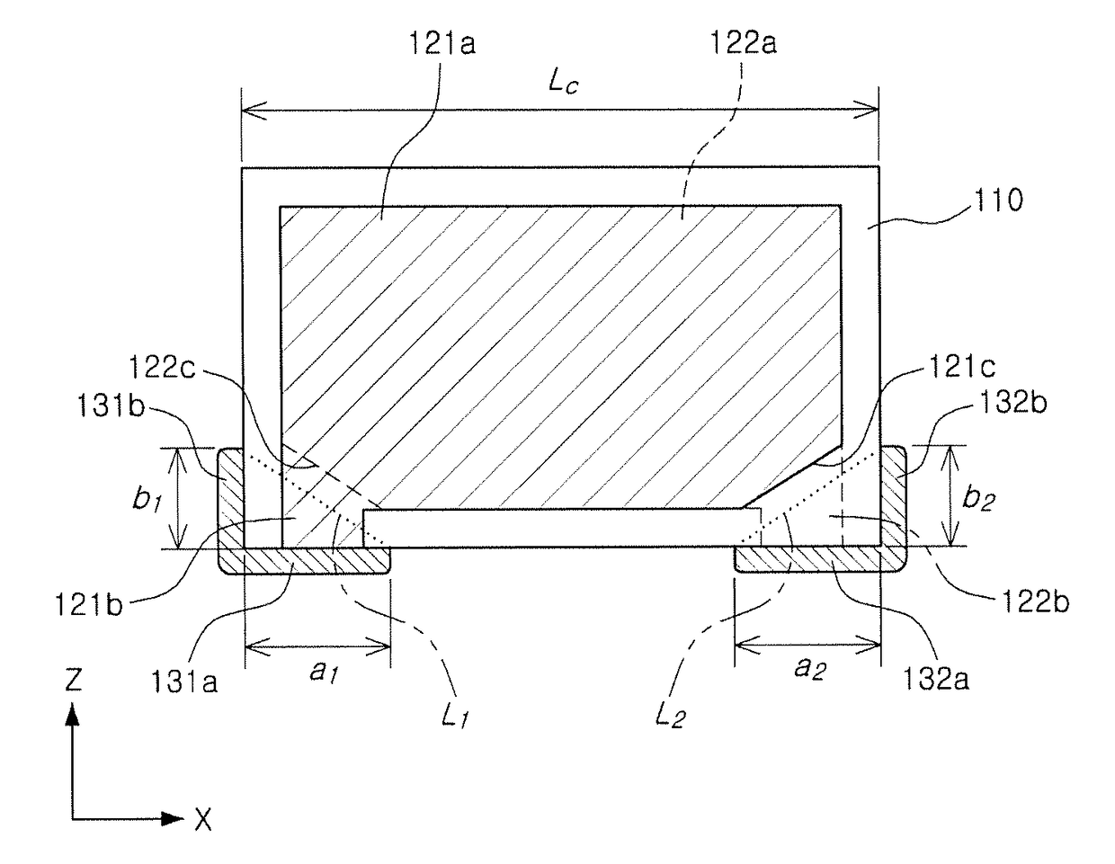 Multilayer capacitor and board having the same