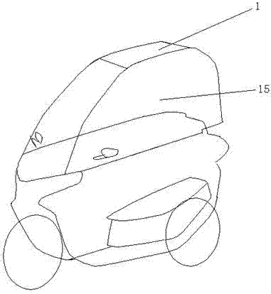 Semi-closed power supply device for solar electromobile