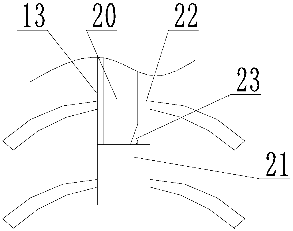 Soybean planting device