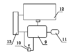 Bluetooth terminal for public-communication-based mobile phone Bluetooth taxi taking system