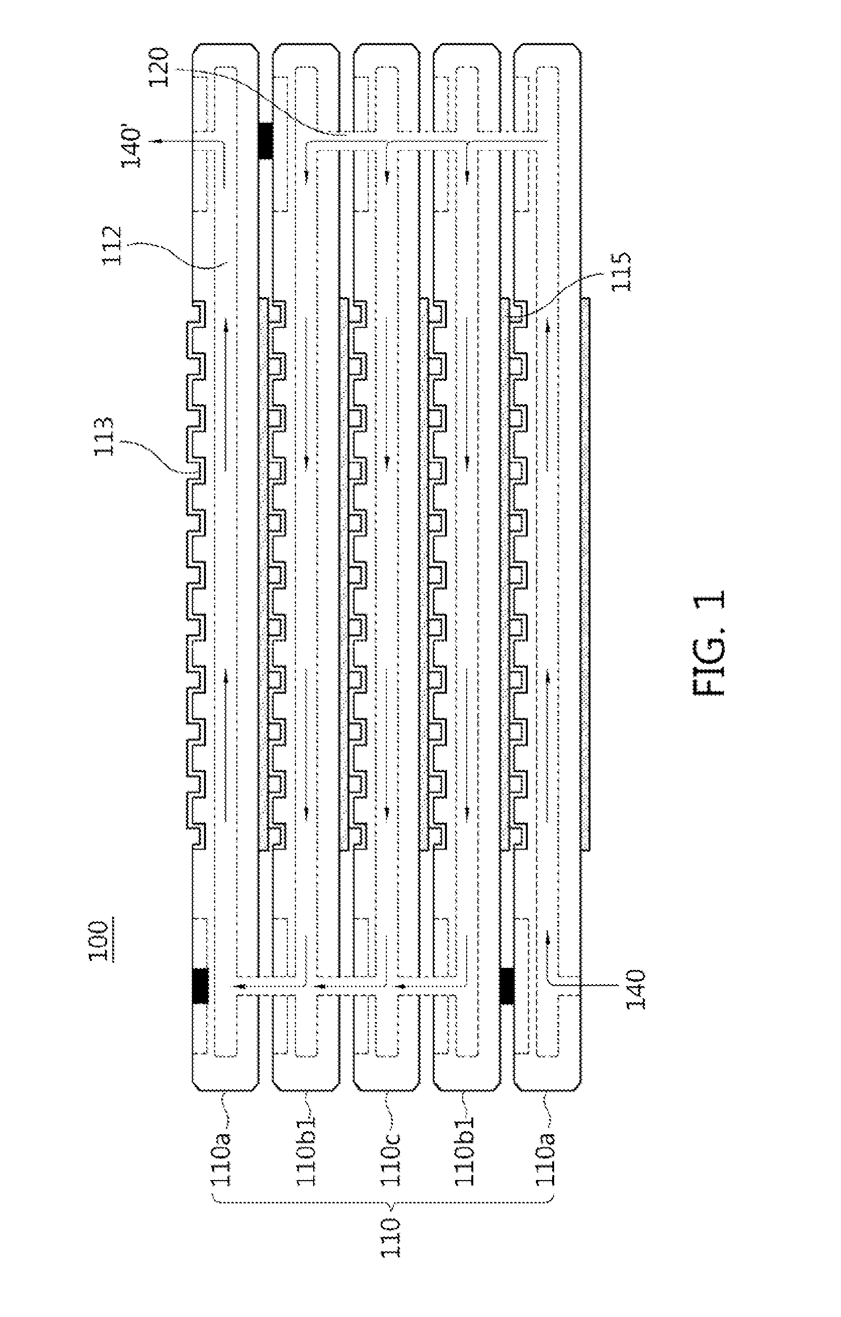 Flat-tubular solid oxide cell stack
