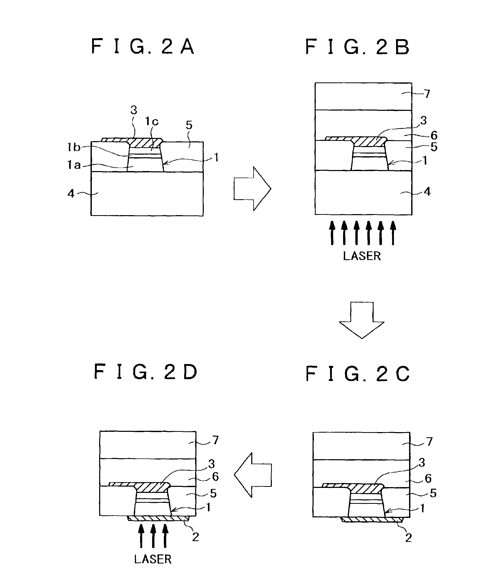 Alloying method for a image display device using laser irradiation