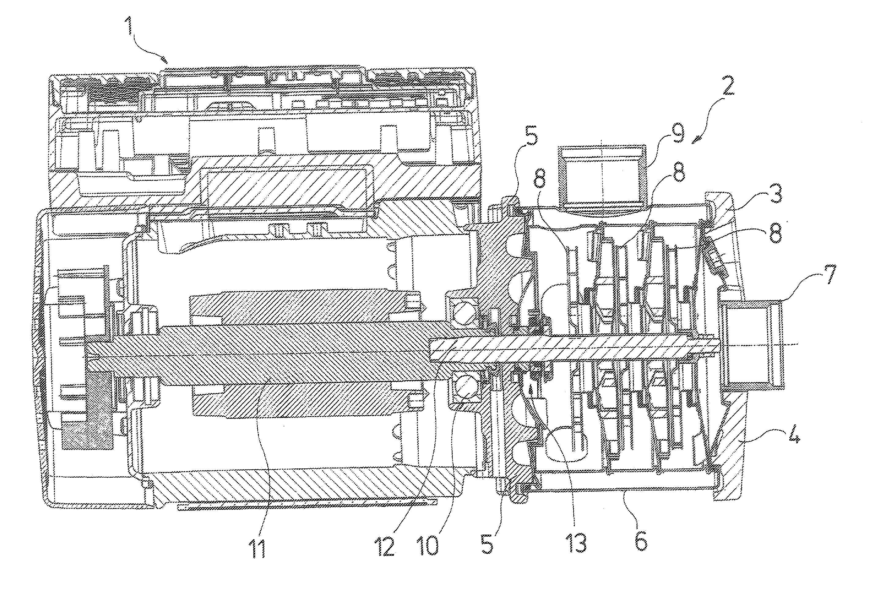 Multi-stage centrifugal pump (axial face seal)