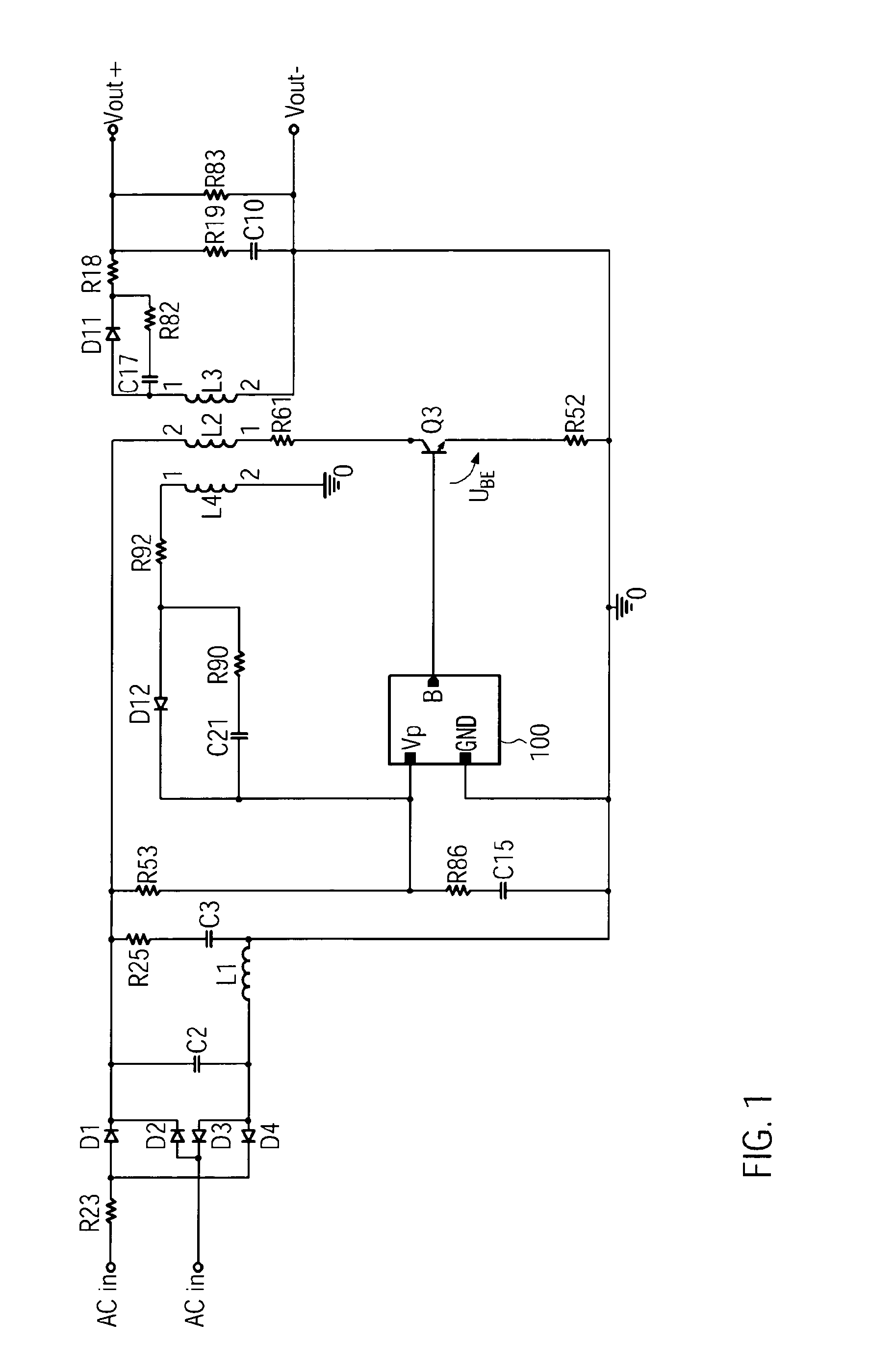 Simplified primary triggering circuit for the switch in a switched-mode power supply
