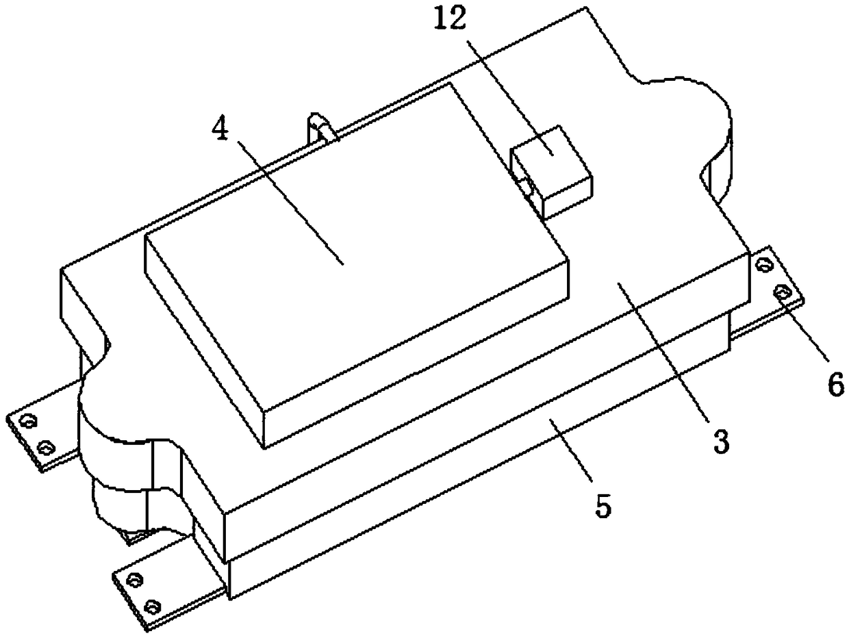 Pure electric vehicle battery storage box capable of being convenient to maintain