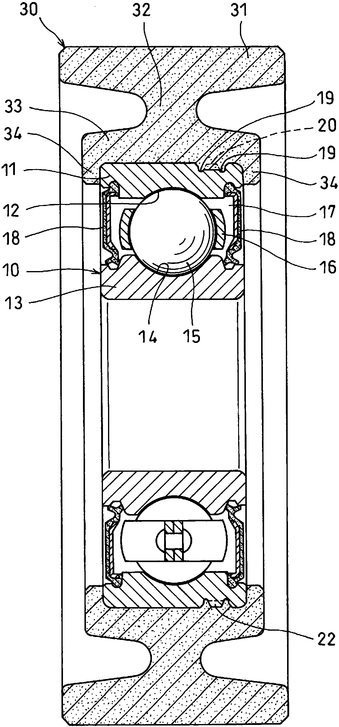 Resin pulley