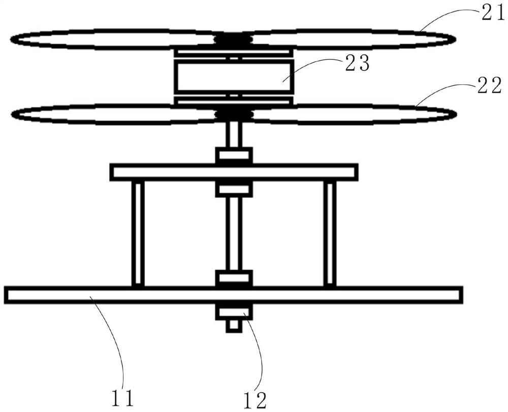 Electric coaxial multi-rotor helicopter based on contra-rotating double-rotor motor