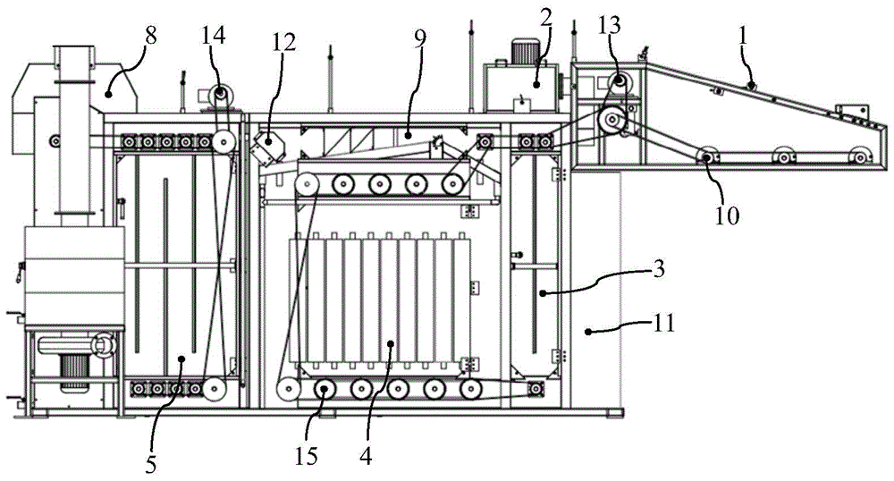 A precision intelligent fabric, ribbon, zipper drying and setting processing machine