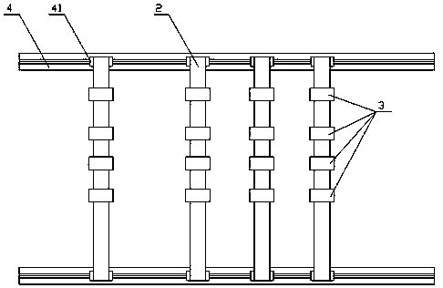 Gantry crane unit based on combined type rail