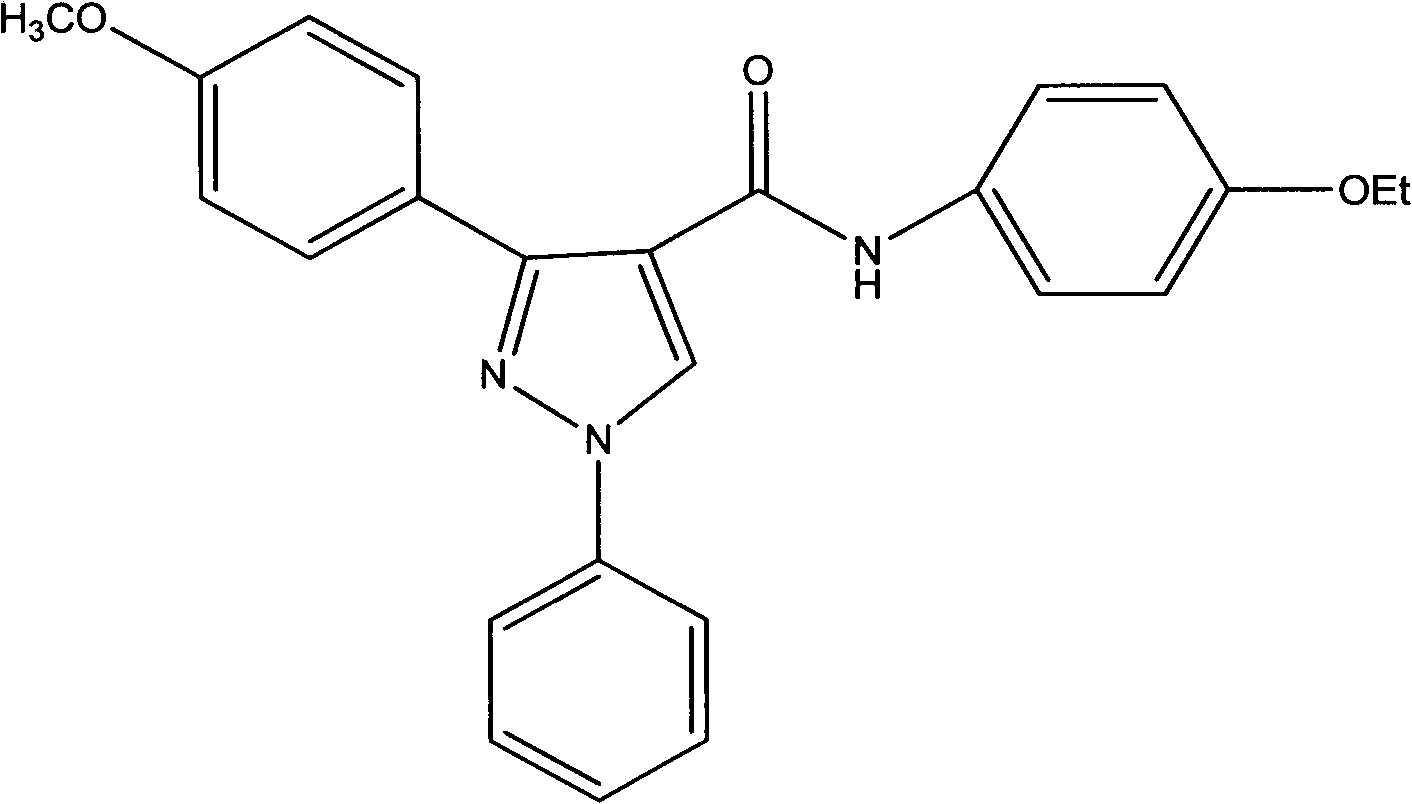 Preparation method of diarylpyrazolylaniline compounds, and application of compounds in colorectal cancer treatment