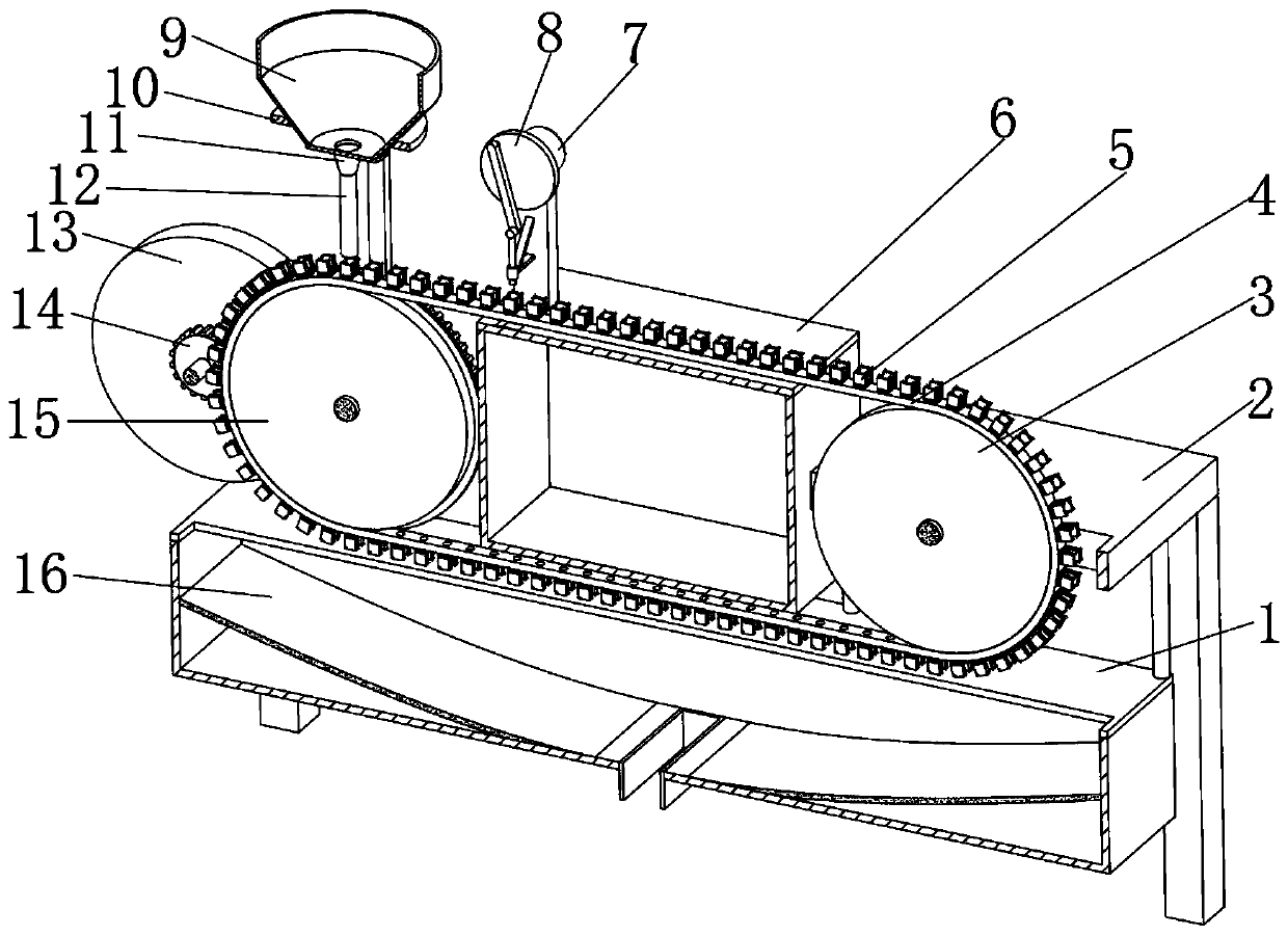 Red date denucleating device for agricultural production