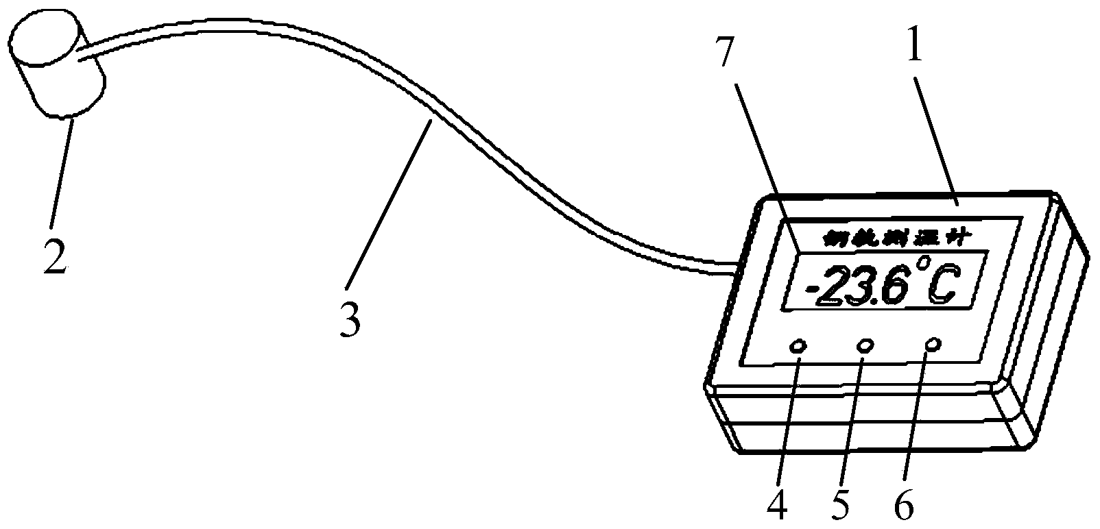 Novel steel rail thermometer