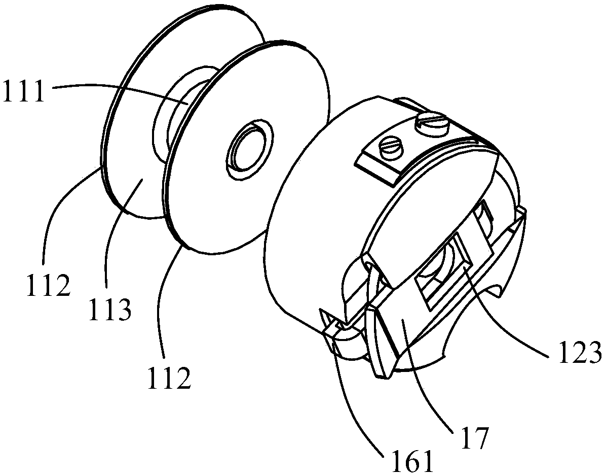 Thread winding and threading mechanism and method for cop latches and sewing machine