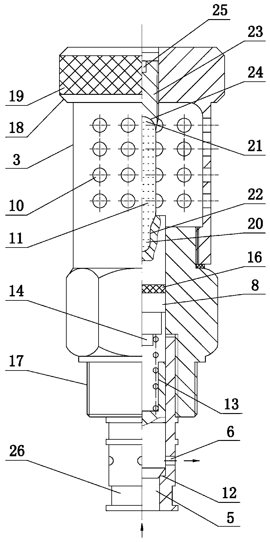 Fireproof hydraulic control device