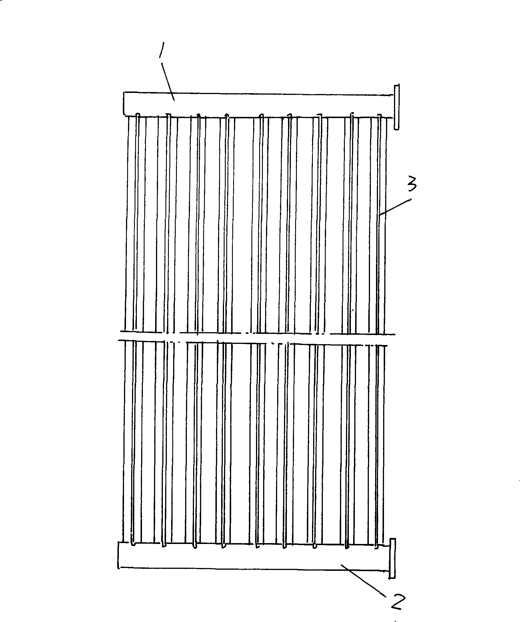 Stair type heat radiator of heat radiating fins
