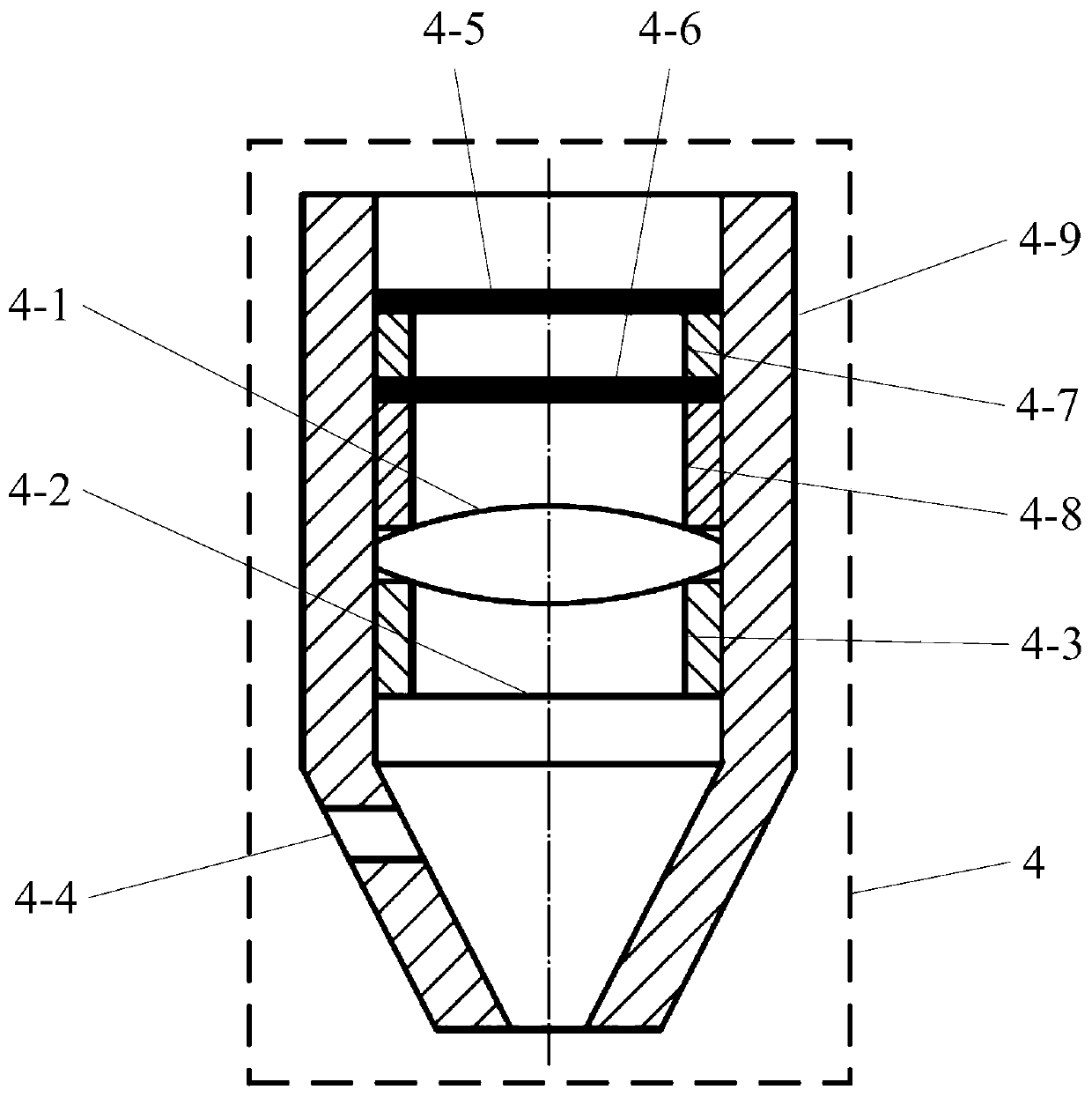 Device and method for measuring laser beam quality factor in laser-water jet composite processing