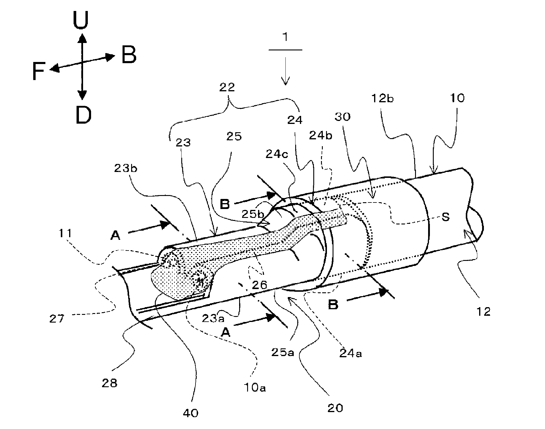 Crimped terminal attached aluminum electric wire