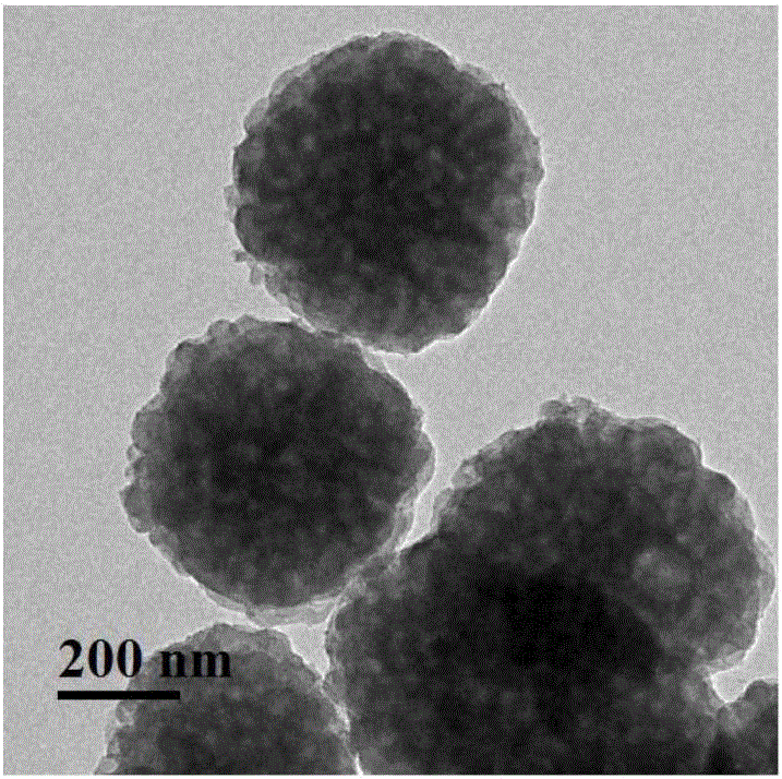 Ultrahigh specific surface area mesoporous carbon nanosphere as well as preparation method and application thereof