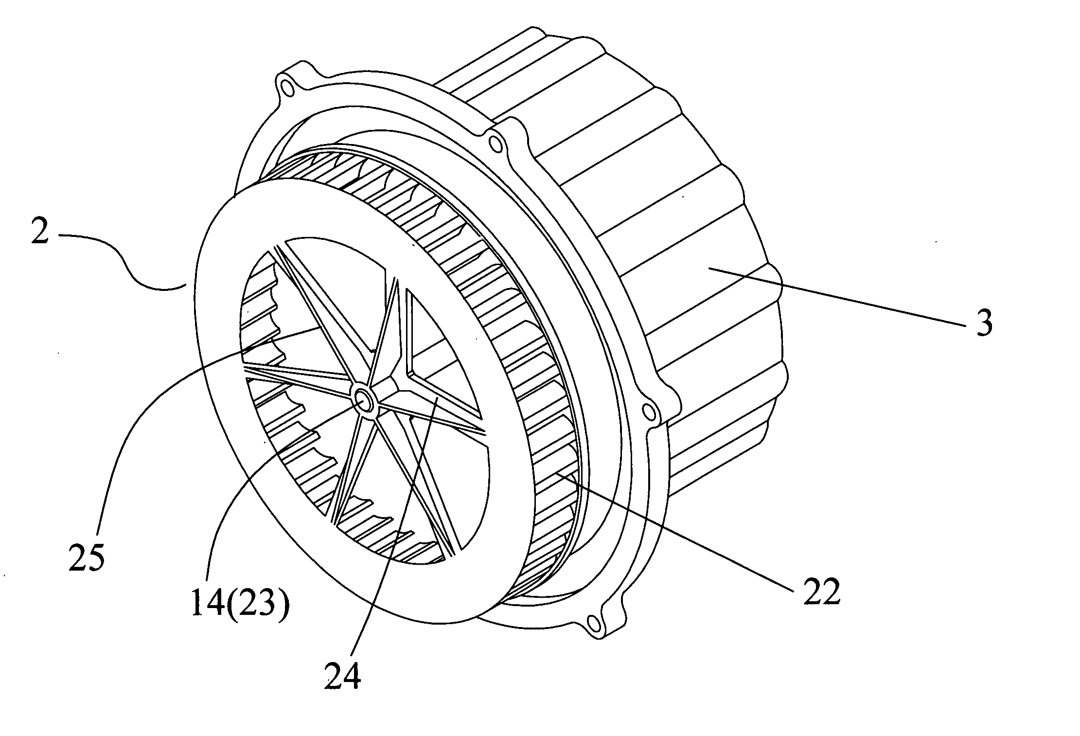 Motor-operated fan for air cushion table