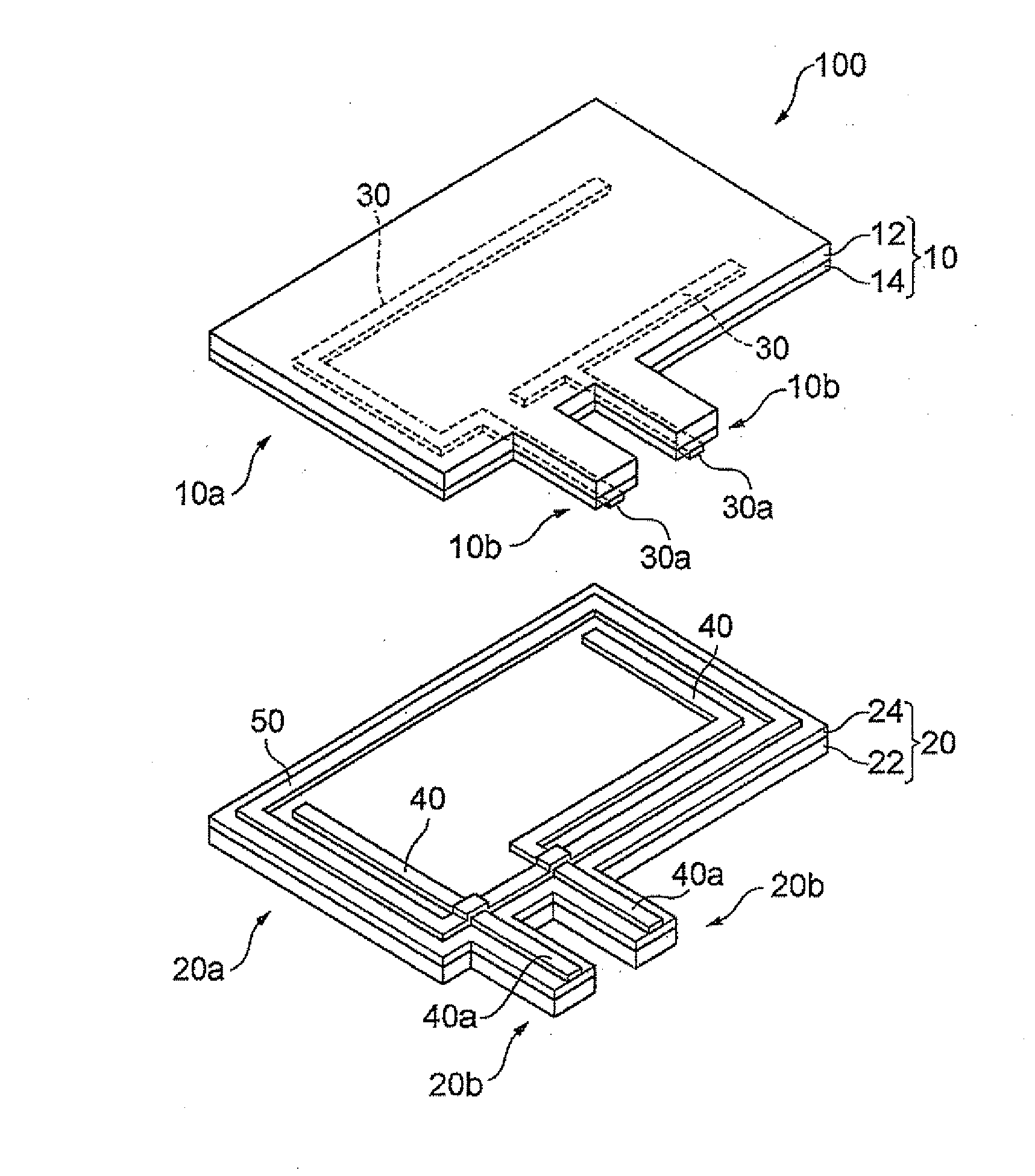 Touch panel and method for producing the same