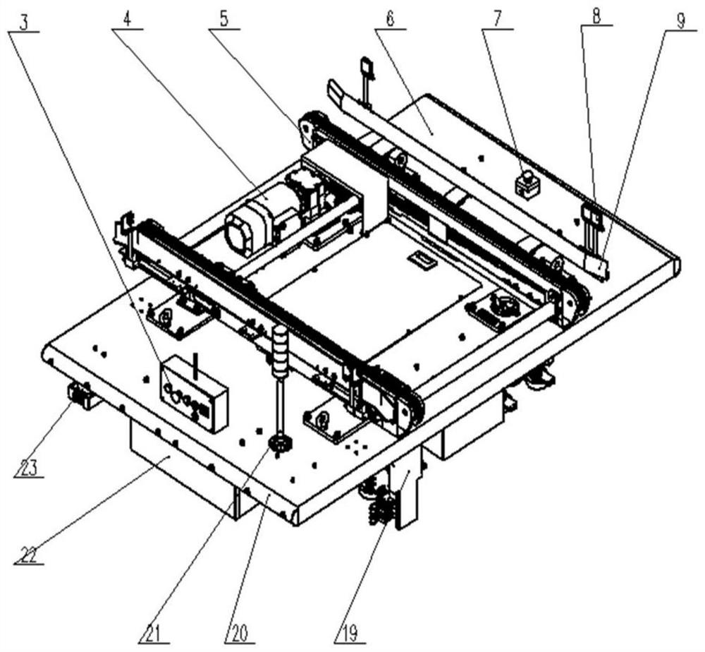 Parallel turnable rail conveying system